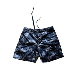 Uniqlo Dark Patterned Swim Shorts Men's S gently worn